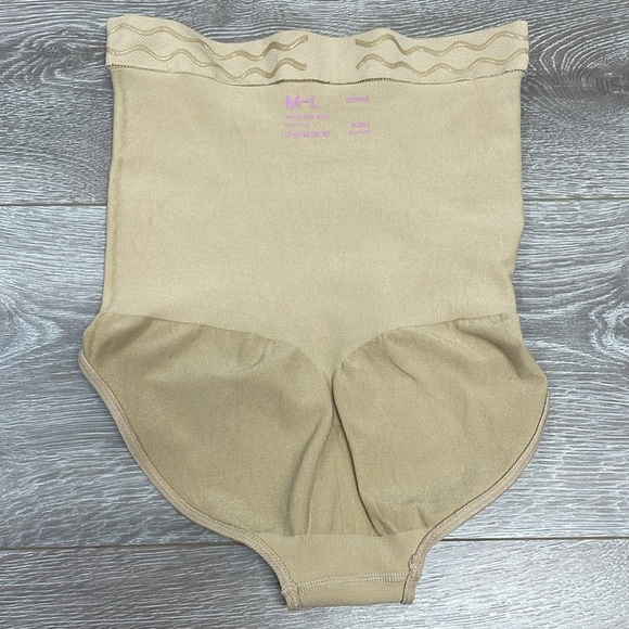 NWOT Empetua By Shapermint 54001 High Waisted Shaper Panty Nude M-L - Picture 8 of 10